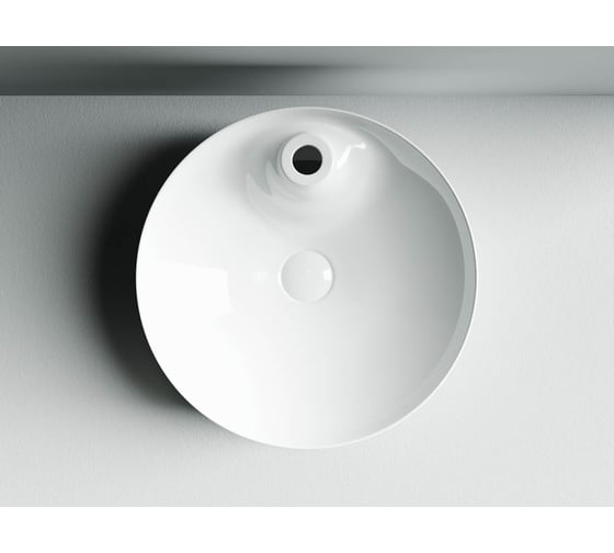 Умывальник чаша Ceramicanova Element накладная, круглая 435х435х135 мм CN6014