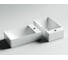Умывальник Ceramicanova Element накладной, прямоугольный 375х215х100 мм CN5007 6