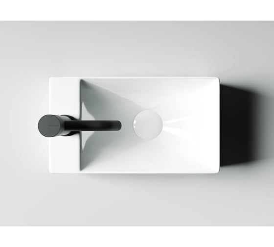 Умывальник Ceramicanova Element накладной, прямоугольный 375х215х100 мм CN5008