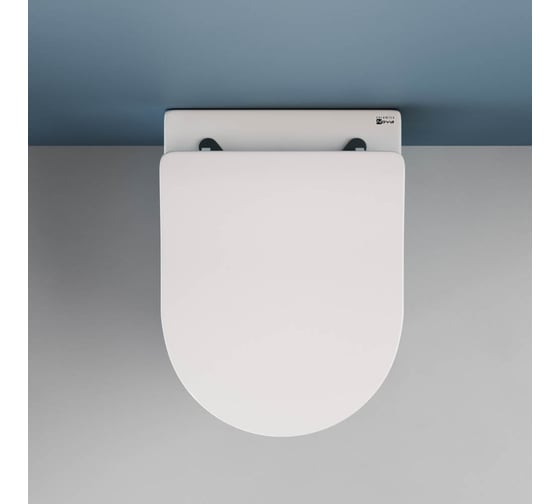 Подвесной унитаз Ceramicanova MOMENTS Rimless с крепежом, с сиденьем-крышкой с микролифтом CN3003
