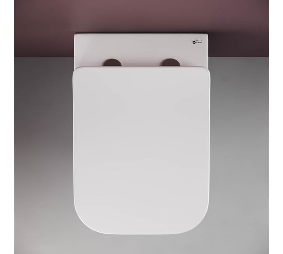 Подвесной унитаз Ceramicanova METRIC Rimless с крепежом, с сиденьем-крышкой с микролифтом CN3007