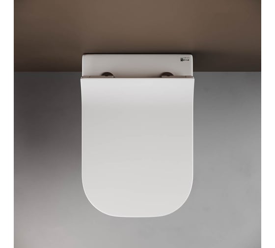 Подвесной унитаз Ceramicanova NEW DAY Rimless с крепежом, с сиденьем-крышкой с микролифтом CN3005