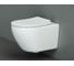 Подвесной унитаз Ceramicanova PEARL Rimless с крепежом, с сиденьем-крышкой с микролифтом CN8001 3