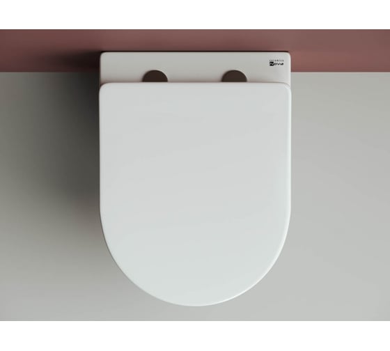 Подвесной унитаз Ceramicanova FORMA Rimless с крепежом, с сиденьем-крышкой с микролифтом CN3009