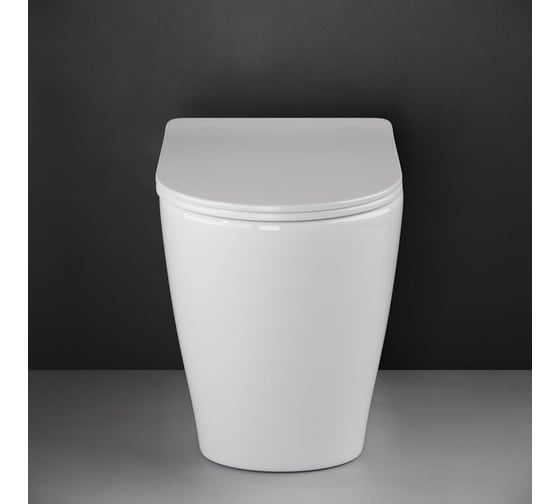 Унитаз соло Ceramicanova HIGHLIGHT Rimless с крепежом, с сиденьем-крышкой с микролифтом CN1812