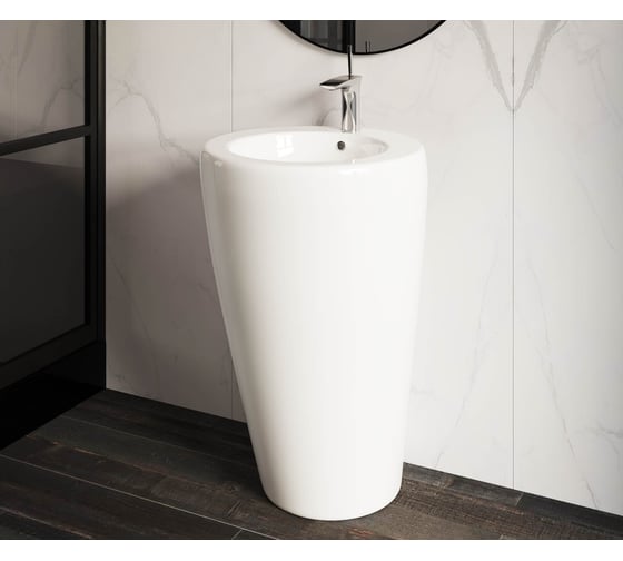 Умывальник Ceramicanova моноблок, 1 отверстие под смеситель CN1807
