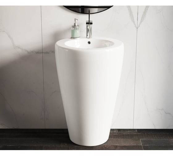Умывальник Ceramicanova моноблок, 1 отверстие под смеситель CN1807