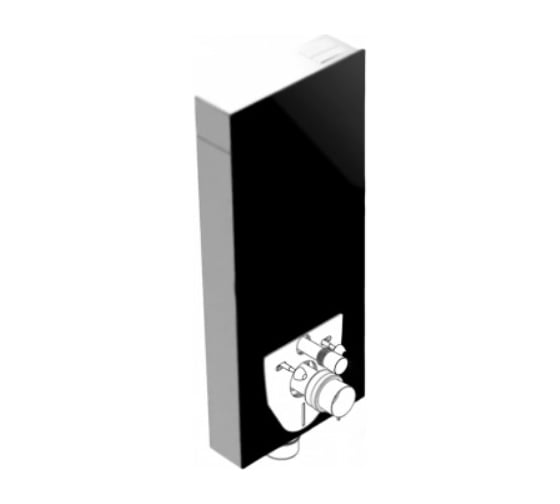 Инсталляция Bocchi GLASS BOX смыв 3/6 литров, закаленное стекло, цвет черный T03-C113S