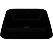 Накладная раковина Bocchi Elba 420х420, без перелива, без отверстия под смеситель, черный 1005-005-0125