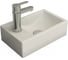 Накладная раковина Bocchi Milano 37 см, левая, белая 1418-001-0126 1