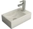 Накладная раковина Bocchi Milano 37 см, правая, белая 1419-001-0126 1