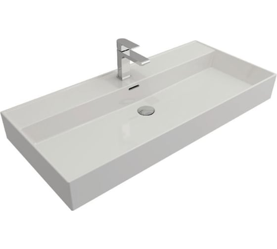 Накладная раковина Bocchi Milano - 120 см, цвет белый 1394-001-0126/1394-001-0132 1
