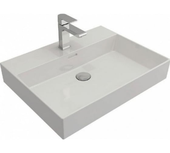 Накладная раковина Bocchi Milano - 80 см, цвет белый 1377-001-0126