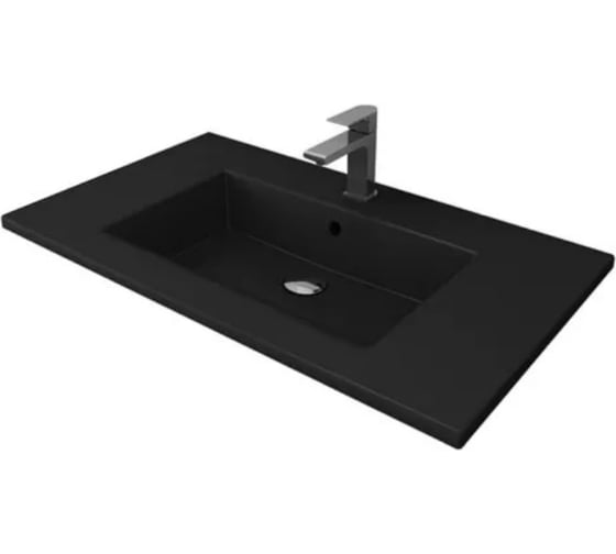Раковина Bocchi Milano 1000x475 мм, черная матовая 1105-004-0126