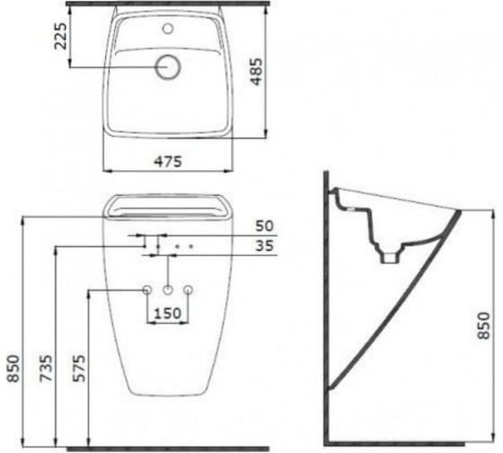 Раковина Bocchi Firenze цвет кофейный 1082-025-0126