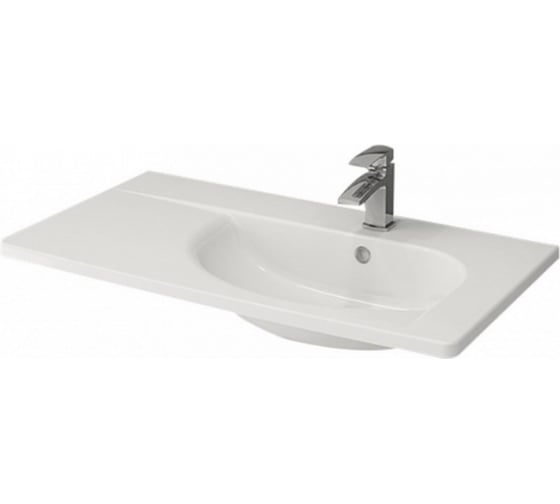 Раковина Bocchi Taormina Arch 850х460, 1 отверстие под смеситель, белый 1020-001-0126 1