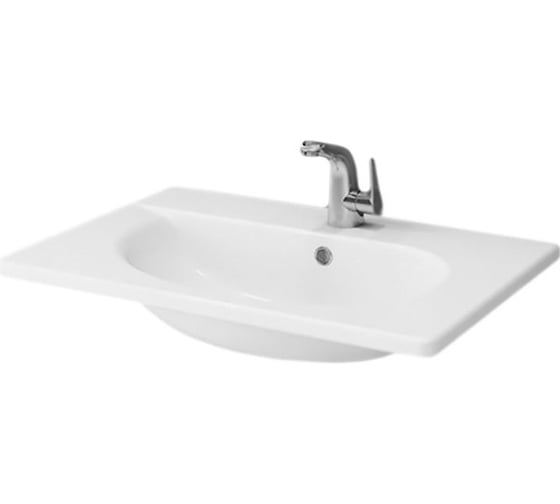 Раковина Bocchi Taormina Arch 650х450, 1 отверстие под смеситель, белый 1009-001-0126 1