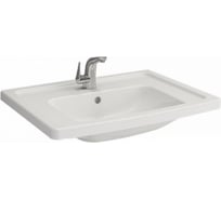 Раковина Bocchi Taormina Pro 650х490, c переливом, 1 отверстие под смеситель белый 1007-001-0126