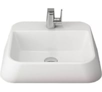 Навесная раковина Bocchi Firenze c переливом,1 отверстие под смеситель, белый 1074-001-0126