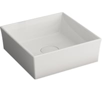 Раковина Bocchi Vessel размер 38x38 см, с керамической крышкой, белый матовый 1173-002-0125
