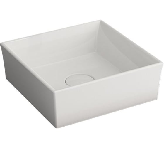 Раковина Bocchi Vessel размер 38x38 см, с керамической крышкой, белый матовый 1173-002-0125 1