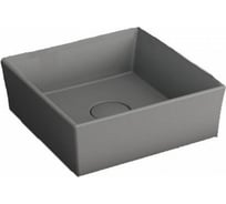 Раковина Bocchi Vessel размер 38x38 см, с керамической крышкой, цвет серый матовый 1173-006-0125