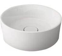 Круглая раковина Bocchi Vessel диаметр 38 см, с керамической крышкой, цвет белый 1174-061-0125
