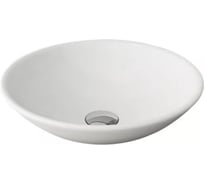 Раковина Bocchi Lucca Venezia D400 H100 без перелива, без отверстия под смеситель, белая 1120-001-0125