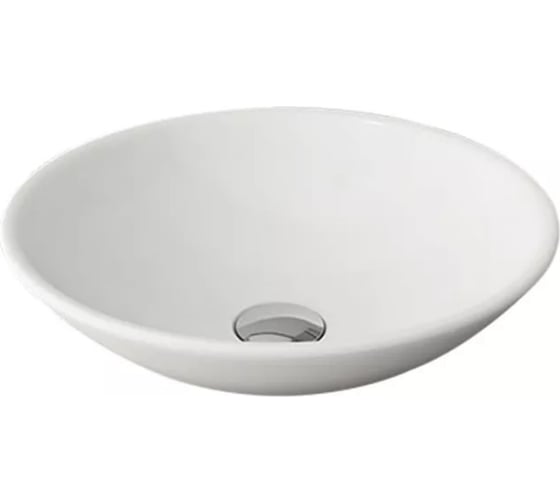Раковина Bocchi Lucca Venezia D400 H100 без перелива, без отверстия под смеситель, белая 1120-001-0125
