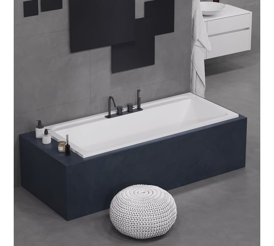 Ванна ALBA SPA Barselona 2.0 прямоугольная, 170x75 ВПР0320200100