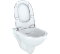 Подвесной унитаз KIROVIT СТАРК с сиденьем микролифт без ободка, Вн УпС11