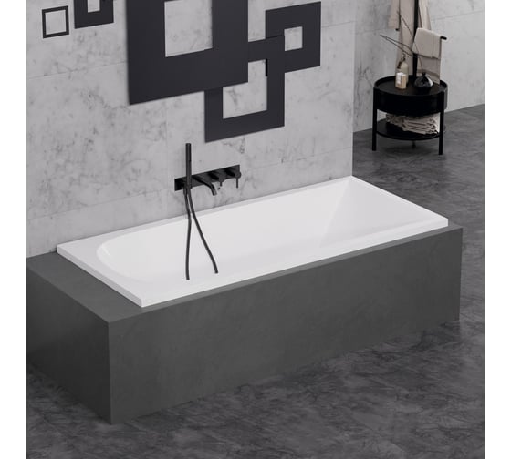 Ванна ALBA SPA Impero прямоугольная, 180x80 ВПР0210200100