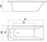 Ванна ALBA SPA Impero прямоугольная, 180x80 ВПР0210200100 5