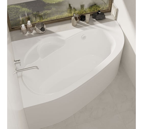 Ванна ALBA SPA Katrina асимметричная, левая, 150x100 ВАС027030Л100