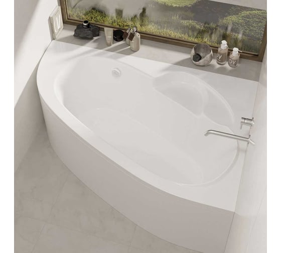 Ванна ALBA SPA Katrina асимметричная, правая, 170x110 ВАС028030П100