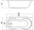 Ванна ALBA SPA Miami прямоугольная, 150x70 ВПР0240300100 5