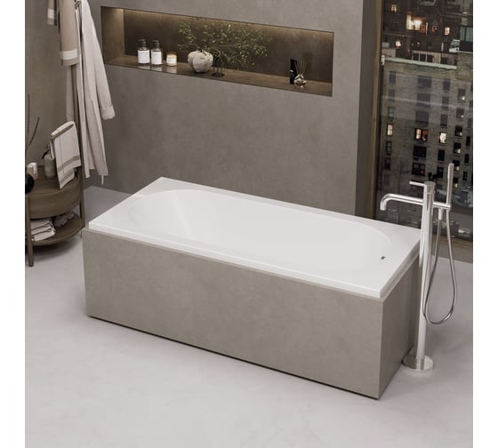 Ванна ALBA SPA Supreme прямоугольная, 180x80 ВПР041000100