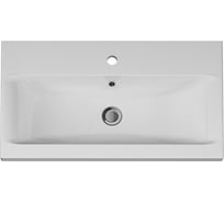Раковина мебельная AM.PM GEM Plus керамическая, 75 см, встроенная, цвет: белый глянец M90WCC0752BWG