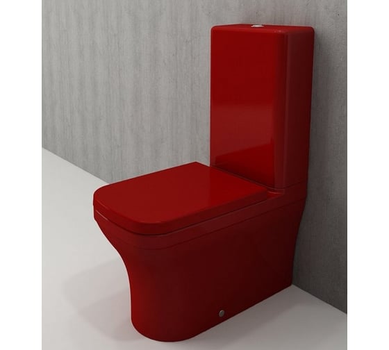 Напольный унитаз Bocchi Scala Arch красный 1133-019-0129