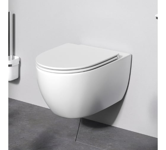 Подвесной унитаз AM.PM Awe Plus FlashClean C111700BWH
