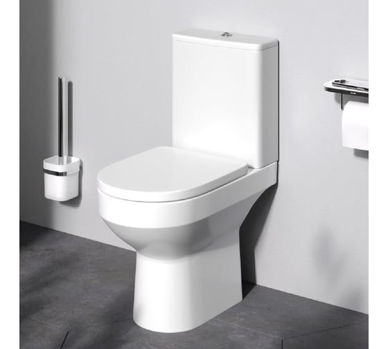 Унитаз-компакт AM.PM Spirit V2.0 Plus FlashClean C708600BWH