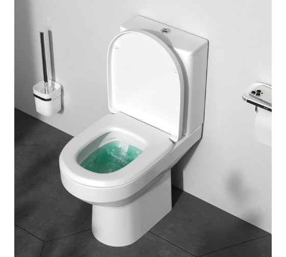 Унитаз-компакт AM.PM Spirit V2.0 Plus FlashClean C708600BWH