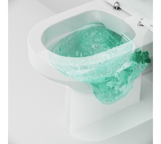 Унитаз-компакт AM.PM Spirit V2.0 Plus FlashClean C708600BWH