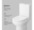 Унитаз-компакт AM.PM Spirit V2.0 Plus FlashClean C708600BWH 9