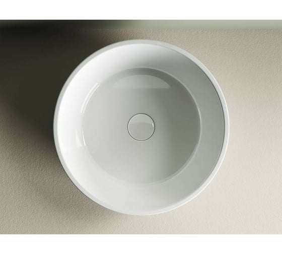 Умывальник чаша Ceramicanova Element накладная круглая, 410х410х145 мм CN6021