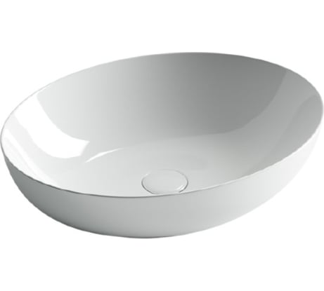Умывальник чаша Ceramicanova Element накладная, овальная 520х395х130 мм CN6017