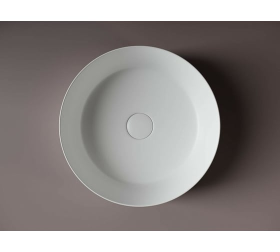 Умывальник чаша Ceramicanova Element накладная круглая, 390х390х120 мм CN6022