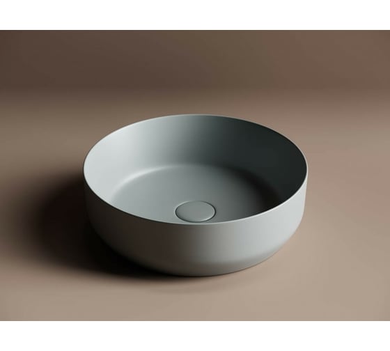 Умывальник чаша Ceramicanova Element накладная, цвет антрацит матовый 390х390х120 мм CN6022MH