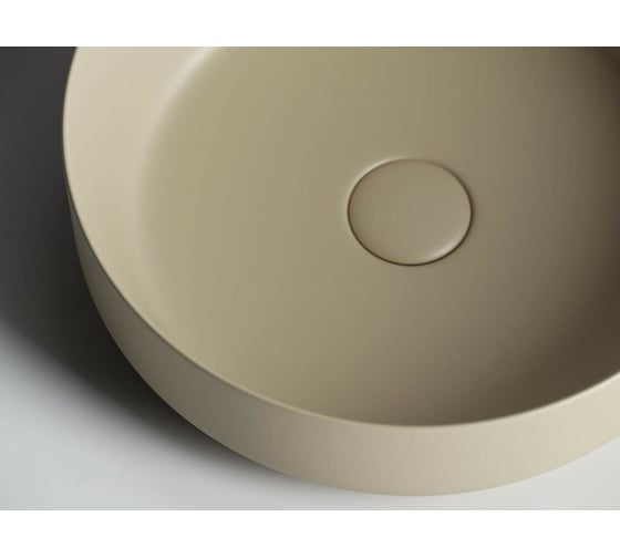 Умывальник чаша Ceramicanova  Element накладная, круглая, цвет капучино матовый 390х390х120 мм CN6022MC
