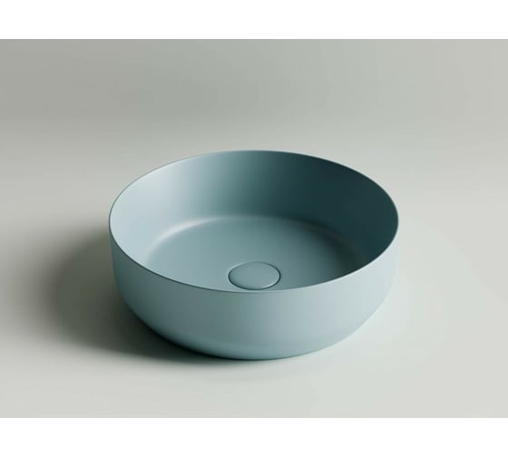 Умывальник чаша Ceramicanova Element накладная, круглая цвет зеленый матовый 390х390х120 мм CN6022MLG